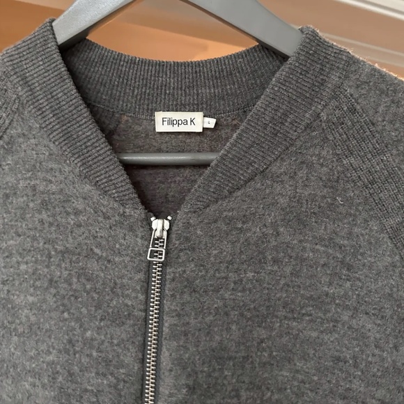 Filippa K Boiled Wool Bomber Kn - Picture 2 of 3